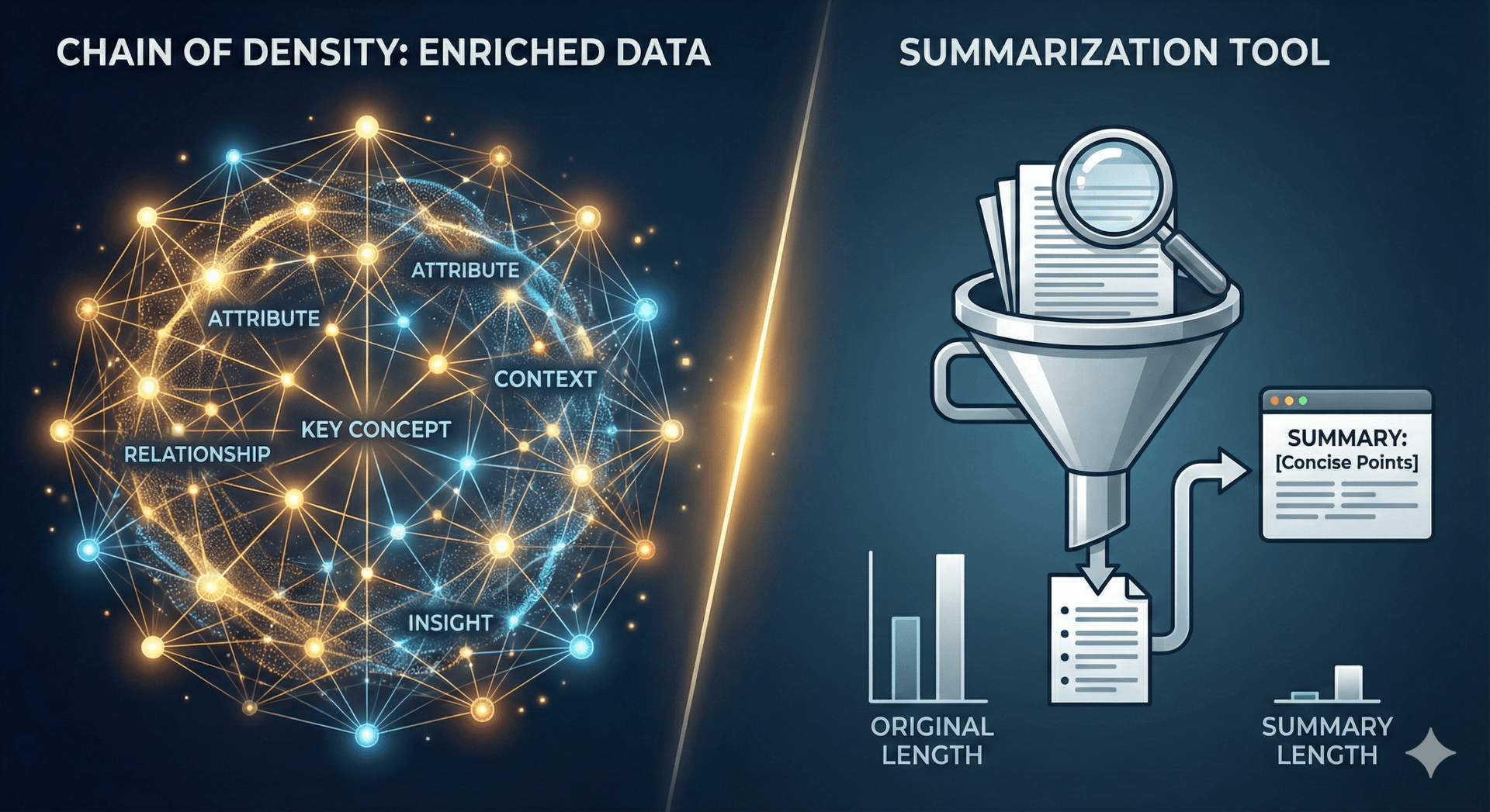 Chain of Density: A Context Extension Mechanism for LLMs